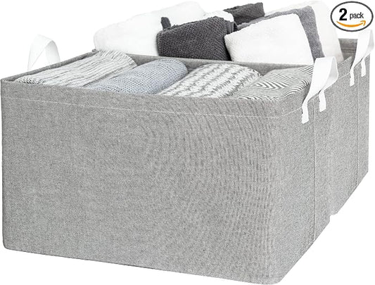StorageWorks 45L Large Storage Bins by StorageWorks