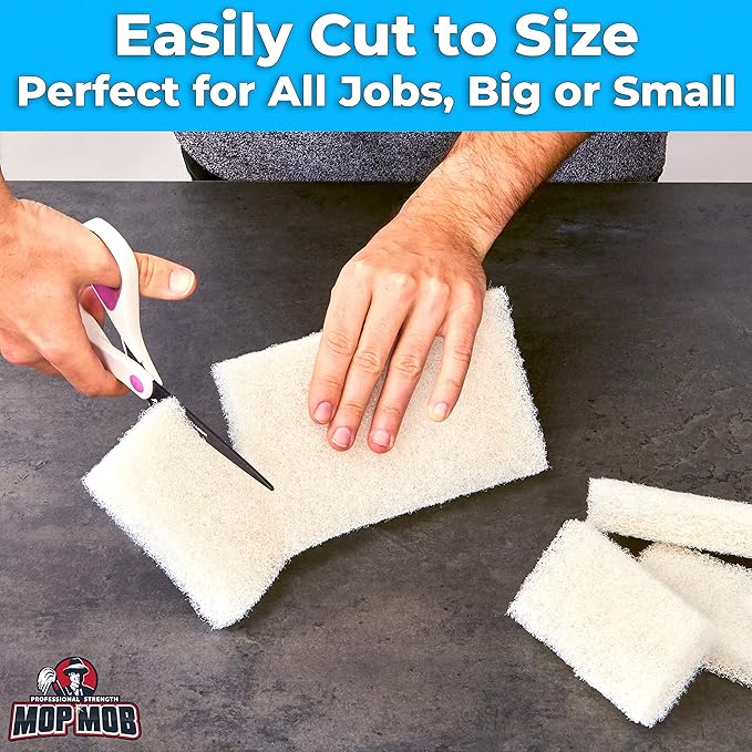 Non-Scratch, Super Long-Lasting Scrubbing Pad 5 pk, 10x4.5in. Best Reusable - Image 7