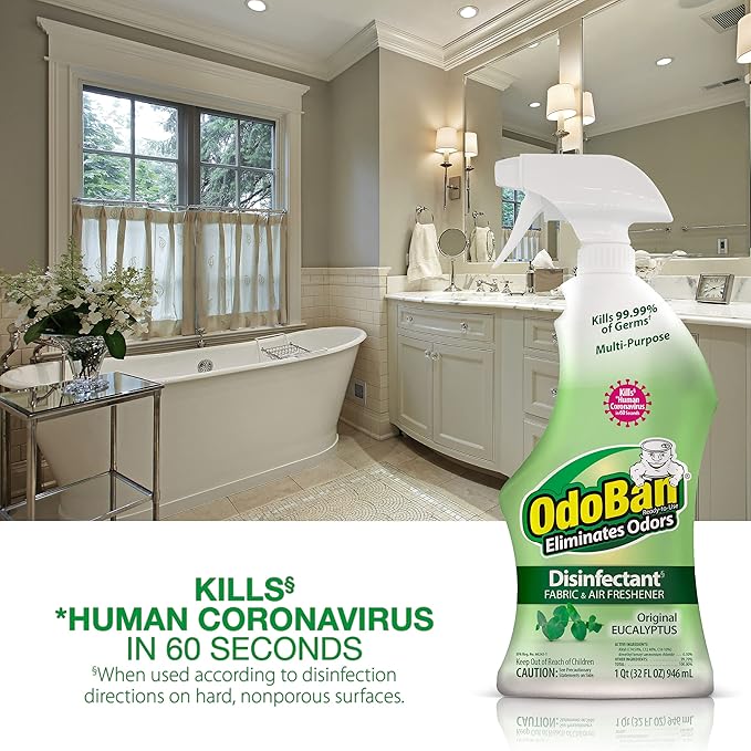 OdoBan Ready-to-Use Disinfectant and Odor Eliminator, Made in the USA, Original - Image 6