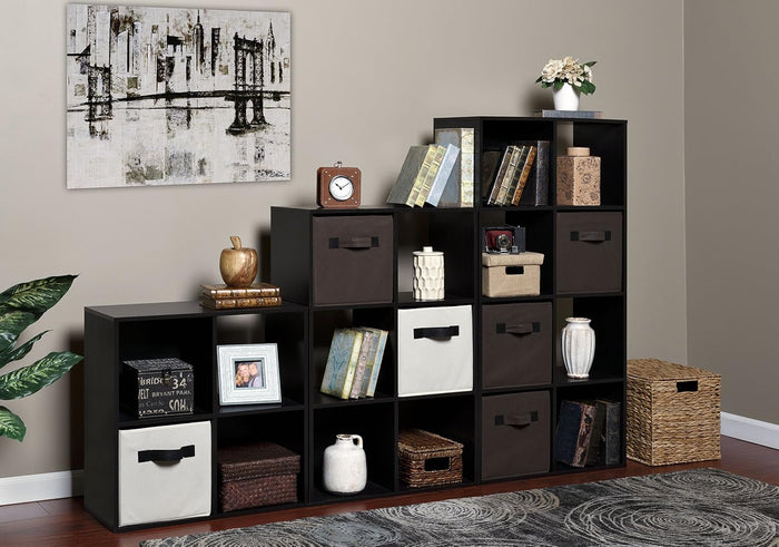 OneSpace 50-612ES 6-Cube Organizer, Espresso