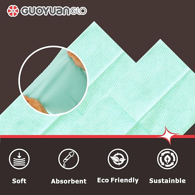 Disposable Dish Cloths Disposable Cleaning Towels Heavy Duty Reusable Cleaning - Image 3