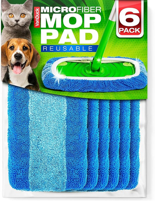 VanDuck Reusable Pet Heavy Duty Mop Pads Compatible by VanDuck