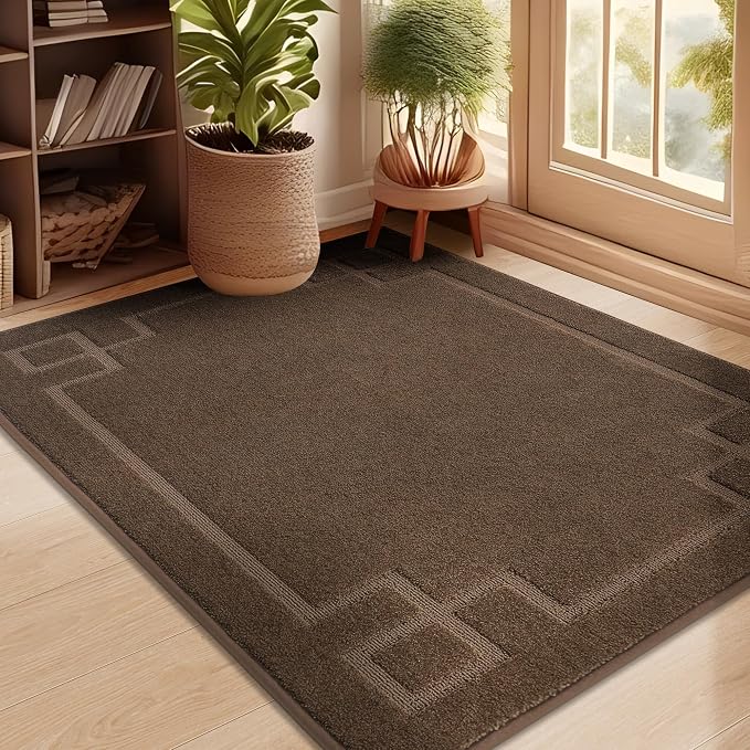 BEQHAUSE Door Mat 32" x 48", Non-Slip Door Mats Indoor Entryway Rugs Washable by BEQHAUSE