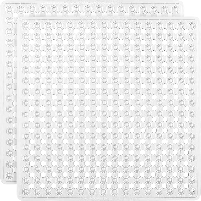 GORILLA GRIP Patented Square Shower Stall Mat, Small Bathtub Floor Mats by GorillaGrip