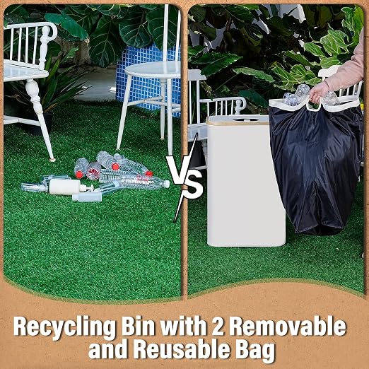 efluky Recycling Bin 100L, 26 Gallon Recycle Bins - Image 3