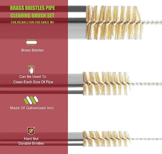 16 Inch Extra Long Pipe Cleaning Brush Set - Image 4