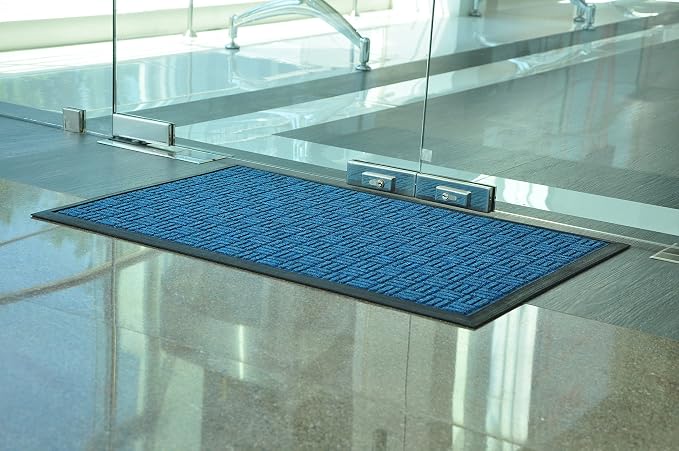 Kempf Water Retainer Entrance Mat, Indoor Outdoor Rubber Rug, Moisture Trapping by Kempf