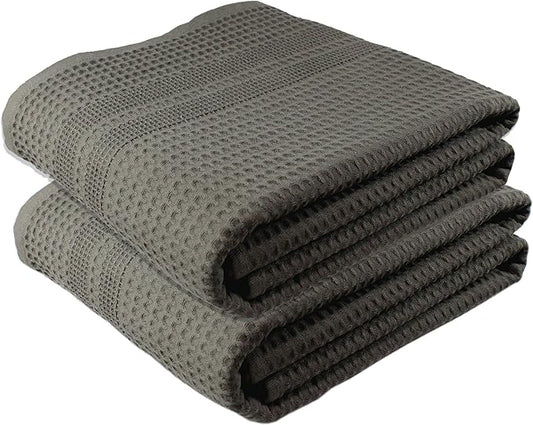 GILDEN TREE Waffle Bath Sheet Large Bath Towels Quick Dry Thin Body Towels by GildenTree