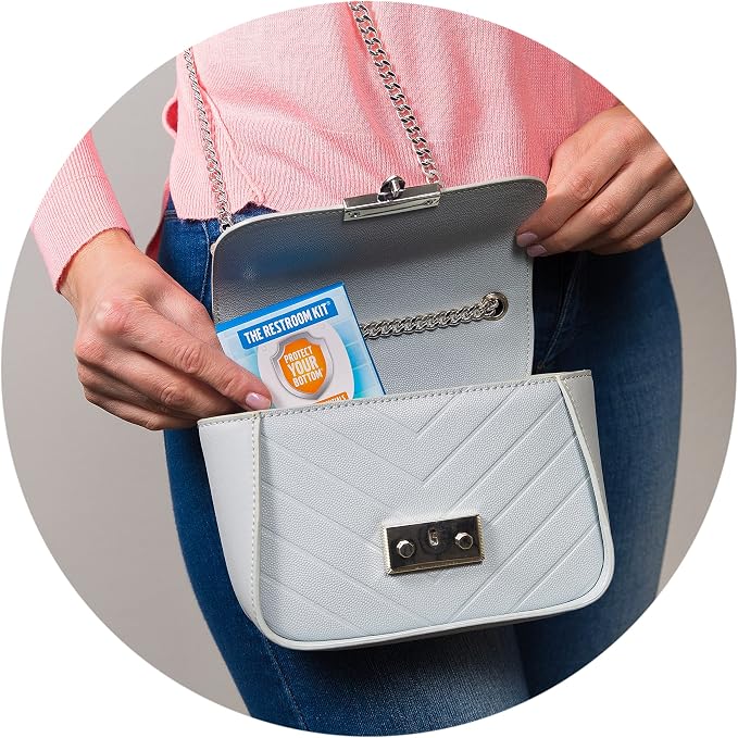 The Restroom Kit Great for Travel Portable Disposable Oversized Toilet Seat - Image 2