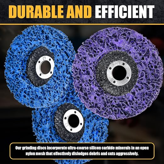 10Pcs Strip Discs Stripping Wheels, Paint Stripper Wheels 4" x 5/8" Rust - Image 5