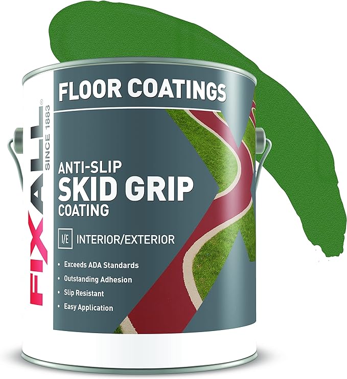 FIXALL Skid Grip Anti-Slip Coating, 1 Gallon, Exceeds ADA Standards, by FIXALL