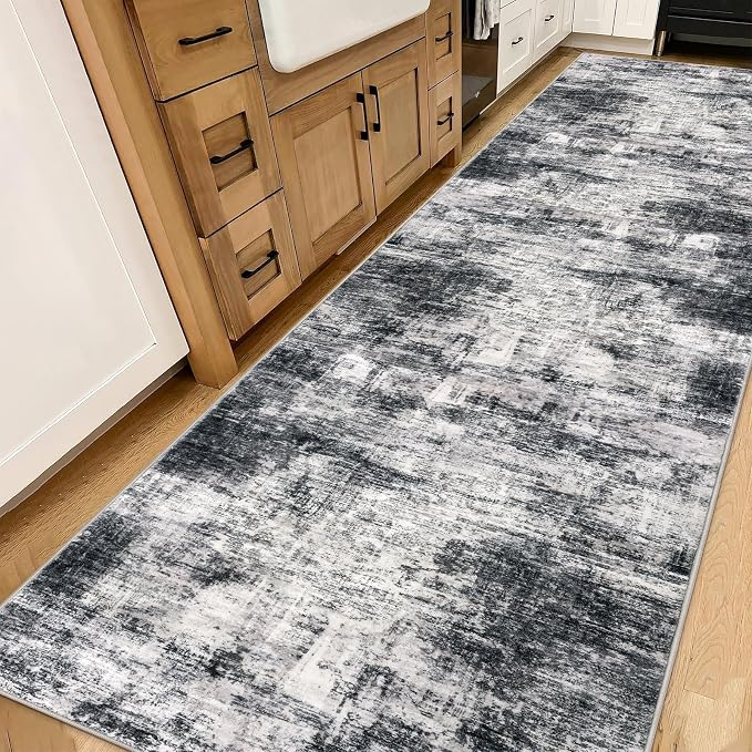 IOHOUZE Abstract Runner Rug 3x14 Ft Washable Runners - Image 8
