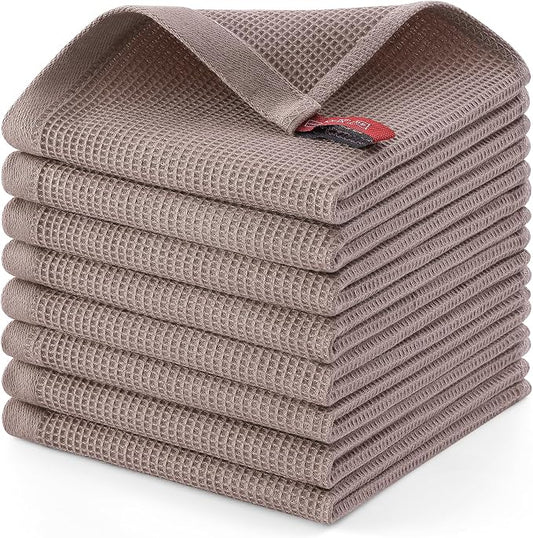 Homaxy 100% Cotton Waffle Weave Dish Cloths by Homaxy