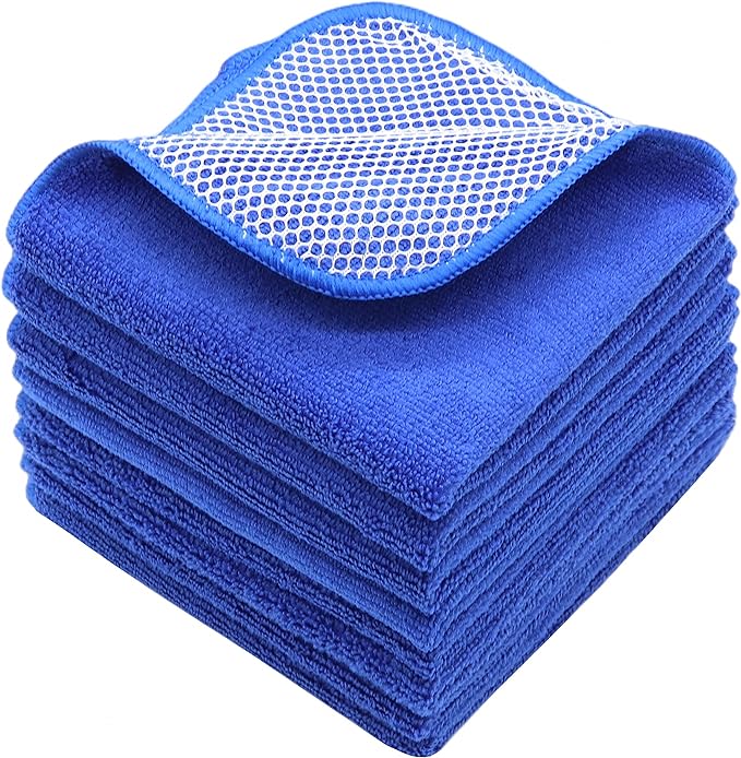 Microfiber Dish Cloths Fast Drying Kitchen Cleaning Cloth Dish Rags Dust Cloths by VeraSong