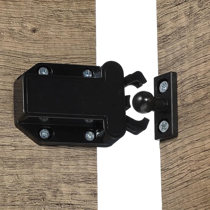4Pack Push Latches for Cabinets, Push to Open Catch Lock, Safe Rebound - Image 5