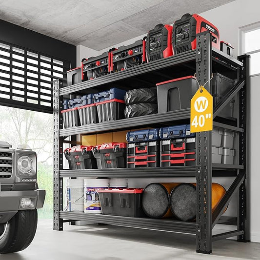3000LBS Metal Steel Storage Shelves by Fesbos
