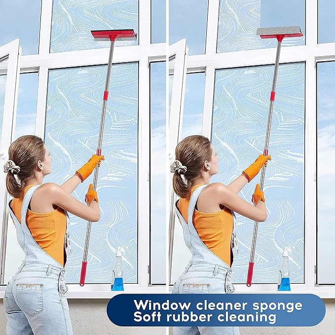DSV Standard Window Squeegee, 2-in-1 Window Cleaner - Image 5