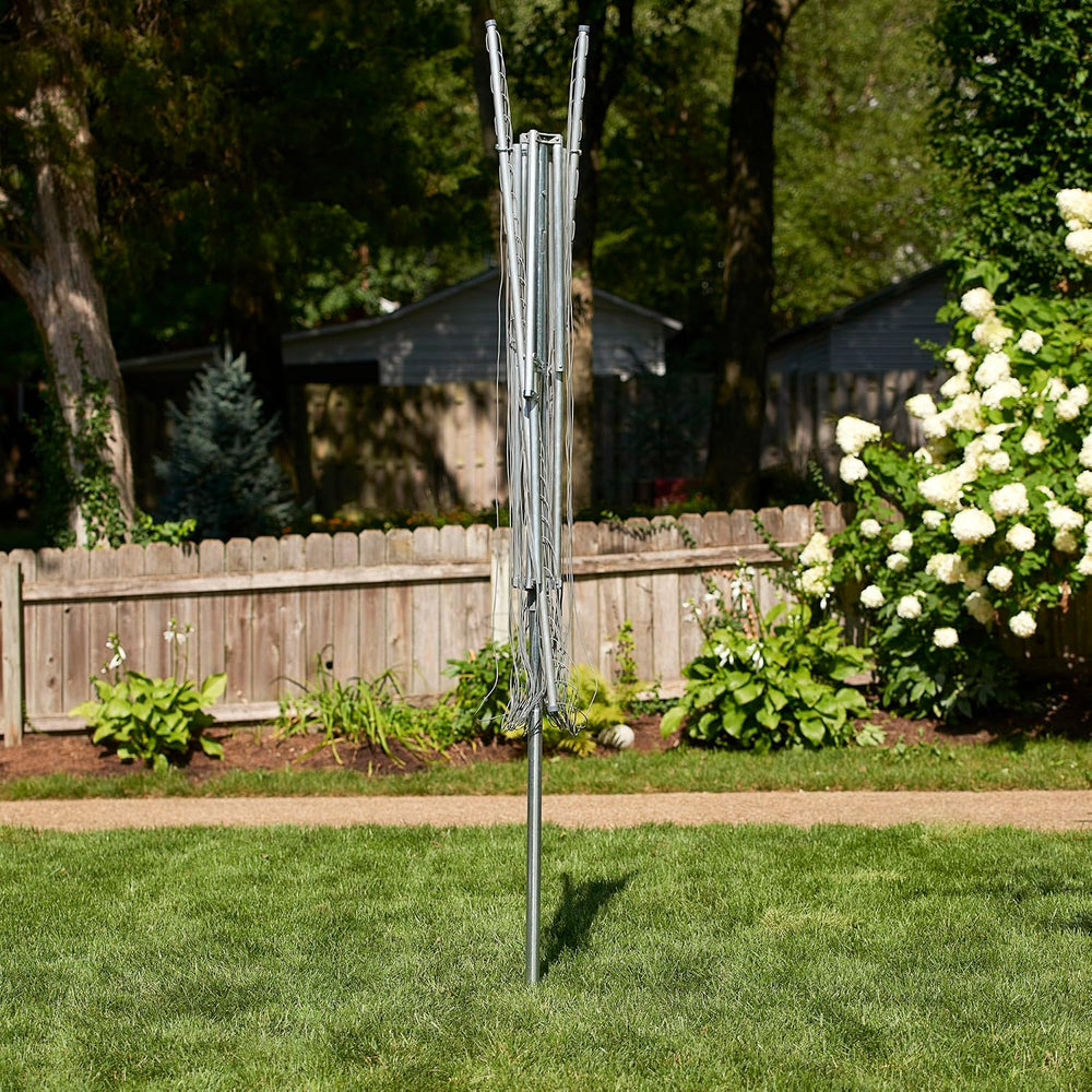 Household Essentials 17140-1 Rotary Outdoor Umbrella Drying Rack | Steel | 30...