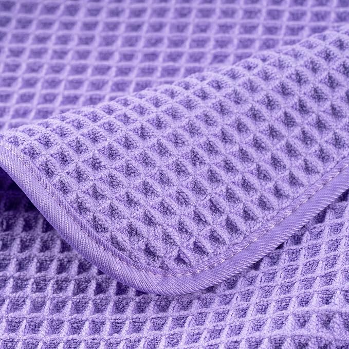 POLYTE Microfiber Oversize Quick Dry Lint Free Bath Towel, 60 x 30 in, 4 Pack - Image 3
