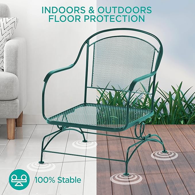 Wrought Iron Patio Furniture Feet Caps - Image 4