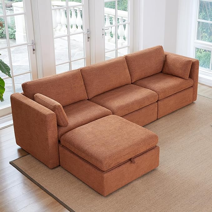CHITA Modular Sectional Sofa, FSC Certified L Shaped Cloud Couch, Modular by CHITALIVING