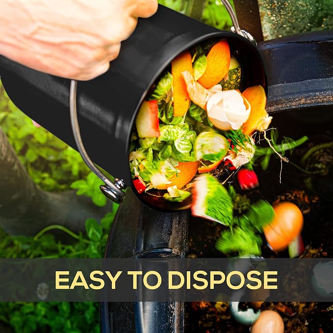 Utopia Kitchen Compost Bin for Kitchen Countertop, 1.3 Gallon Compost Bucket - Image 7