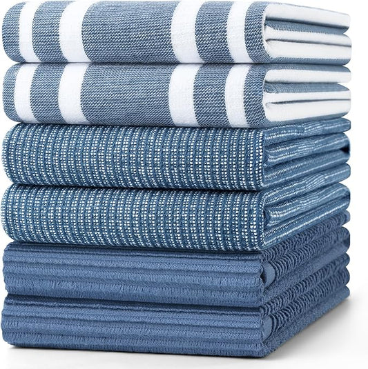 Homaxy Premium Kitchen Towels, Large Cotton 380 GSM Kitchen Hand Towels by Homaxy