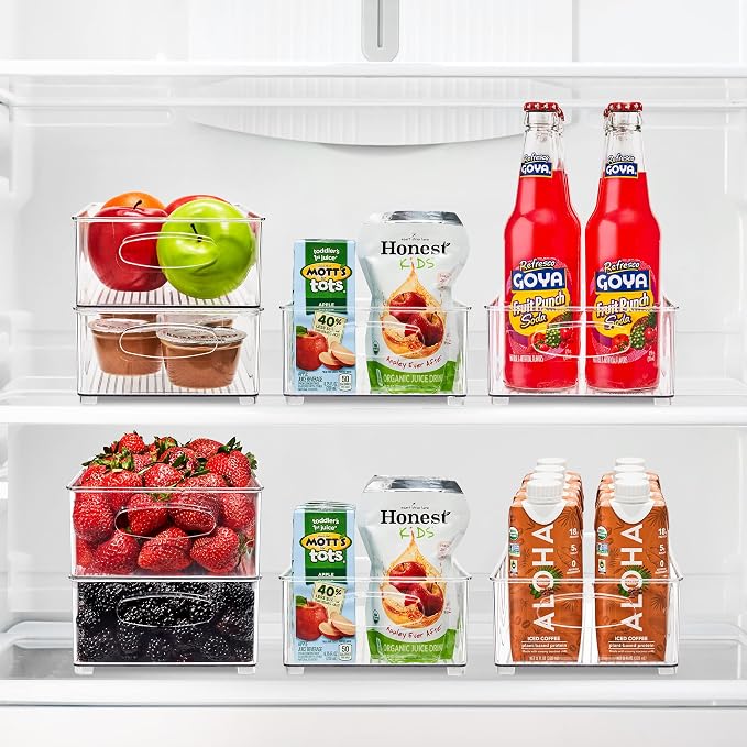Sorbus Stackable Refrigerator Organizer Bins - Image 2