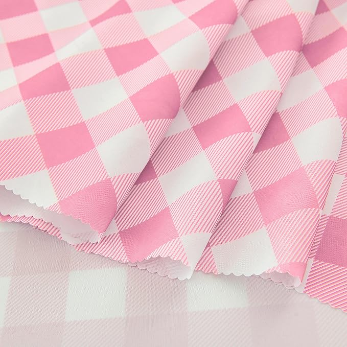 Waterproof Plaid Tablecloth Fabric - Image 2
