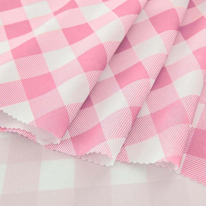 Waterproof Plaid Tablecloth Fabric - Image 2
