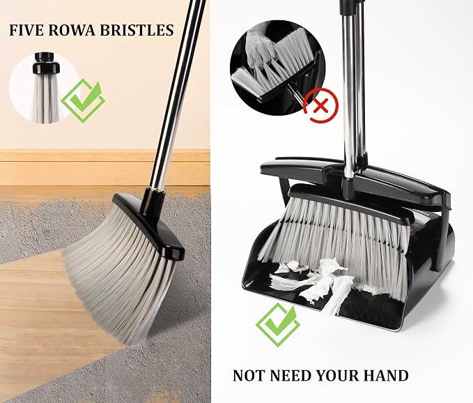 Broom and Dustpan Set for Home - Image 2
