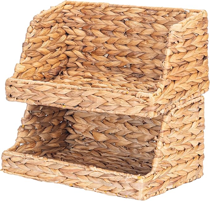 VATIMA Water Hyacinth Storage Baskets by VATIMA