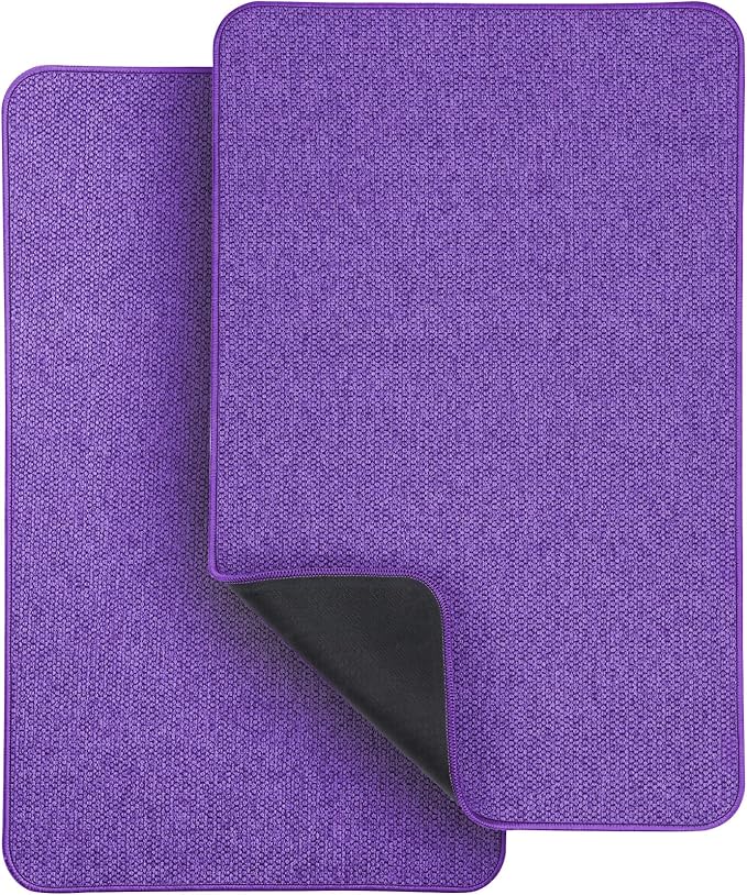 Bath Mat, Ultra Thin Bathroom Rugs, Rubber Bath Mats by BosapDirect