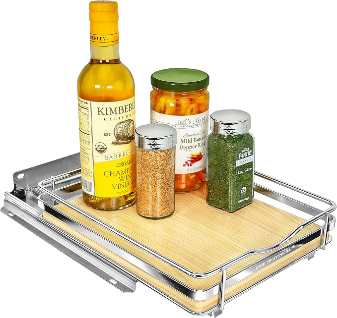LYNK PROFESSIONAL® Élite™ Pull Out Spice Rack Organizer by LYNKPROFESSIONAL
