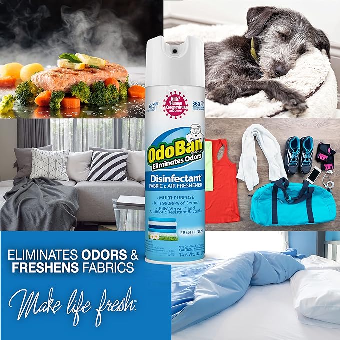 OdoBan Ready-to-Use 360-Degree Continuous Spray Disinfectant and Harsh Aroma - Image 3
