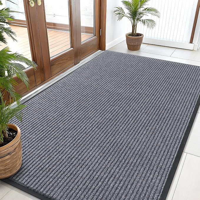 OLANLY Front Door Mat Indoor Outdoor Entrance, Waterproof Heavy Duty Doormat by OLANLY