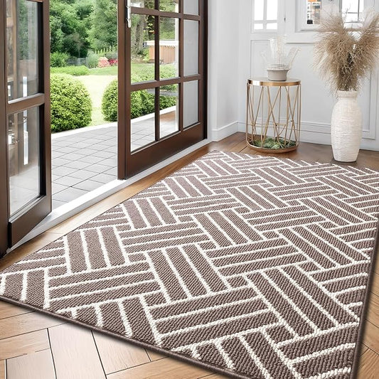 OLANLY Large Indoor Door Mat, 59x35 Inch, Dirt Resistant and Absorbent by OLANLY