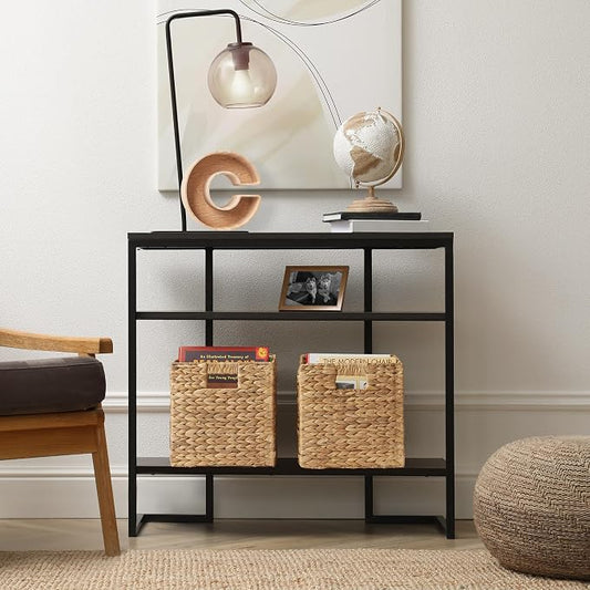 Casafield 10.5" x 10.5" Water Hyacinth Storage Baskets, Natural - Image 2