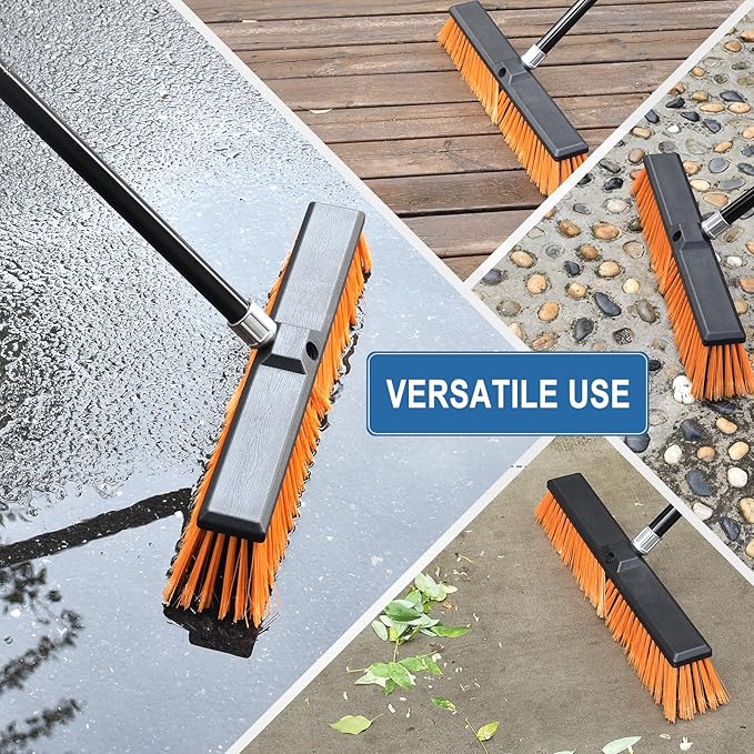 PBHEPJ 18 Inchs Push Broom Outdoor Heavy Duty, Shop Broom - Image 7
