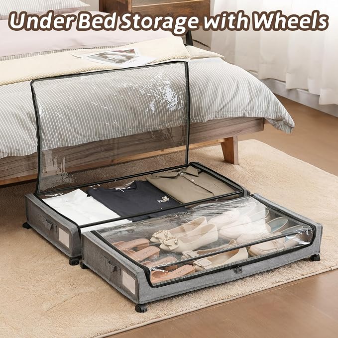 UnderBed Storage Containers, UnderBed Shoe Storage - Image 2