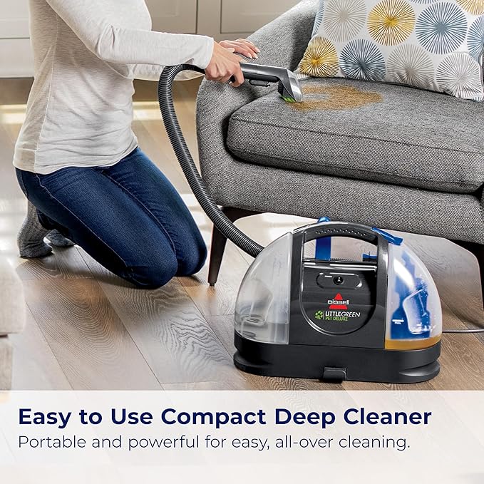 BISSELL Little Green Pet Deluxe Portable Carpet Cleaner and Car/Auto Detailer - Image 5
