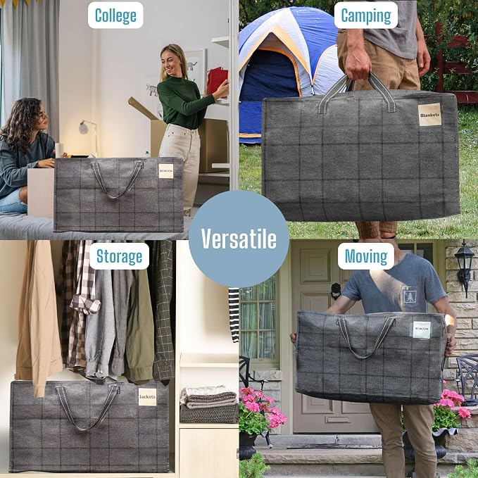 VENO 10 Pack Moving and Storage Bags, Heavy Duty, Alternative to Moving Boxes - Image 7