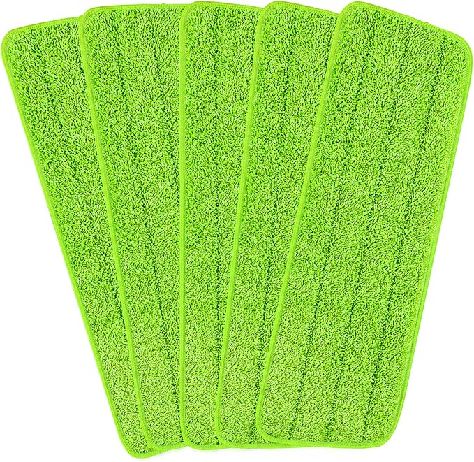16.5 inch Reusable Mop Pads Microfiber Spray Mop Replacement Heads by H-Gamely