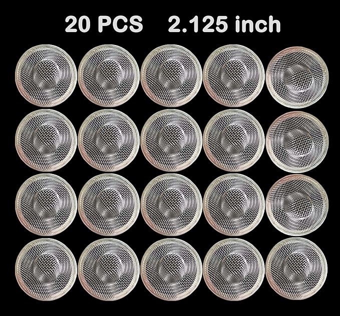 20Pcs Small Drain Mesh Basket, 2.125'' Bathroom Sink Drain Strainer Screen Mesh - Image 6