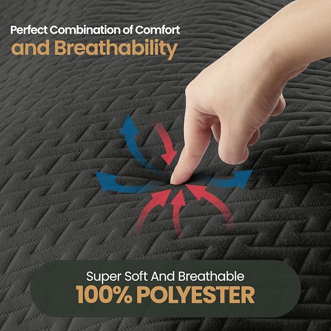 Utopia Bedding Waterproof Mattress Protector King Size, Premium 3D Air Soft - Image 4