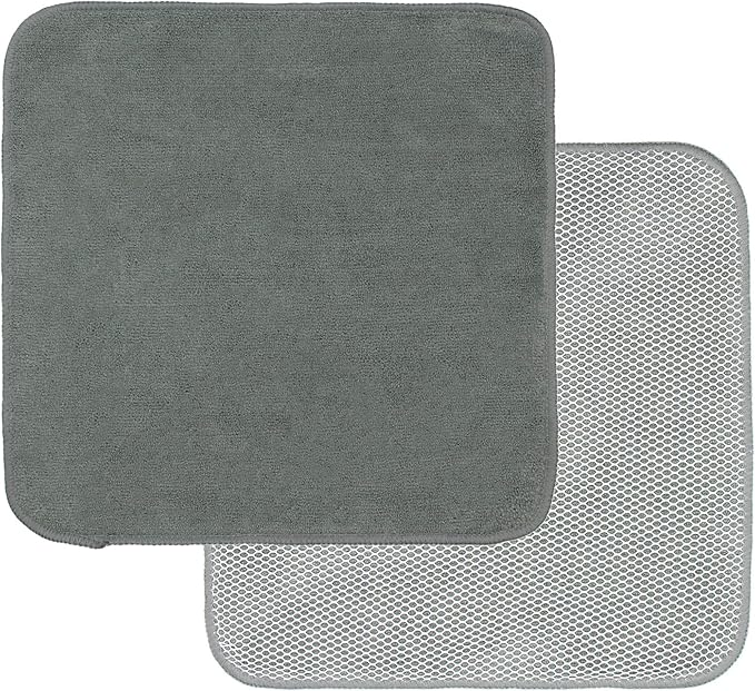 Microfiber Dish Cloths Fast Drying Kitchen Cleaning Cloth Dish Rags Dust Cloths - Image 4