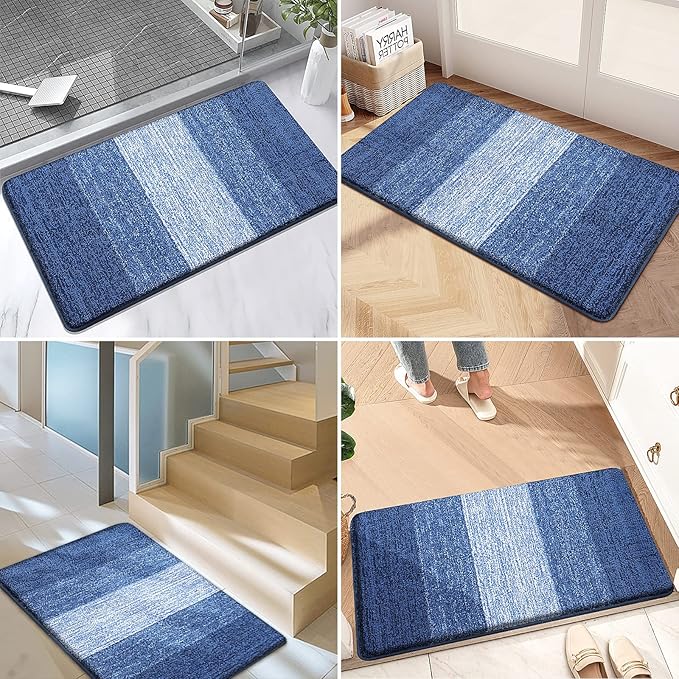 Kitinjoy Indoor Outdoor Door Mat, 71x47 Non-Slip Absorbent Dirt Trapper - Image 6