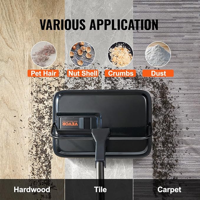VEVOR Carpet Sweeper Manual, Floor Sweeper - Image 6
