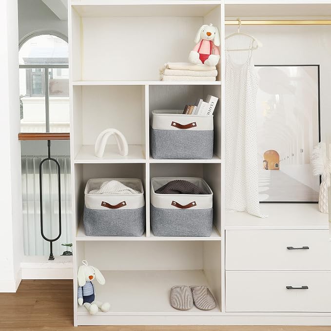 OrganiHaus Extra Large Fabric Storage Baskets - Image 5