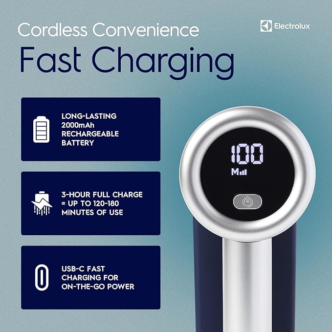 Electrolux Rechargeable Fabric Shaver | 3-Speed Lint Remover - Image 5